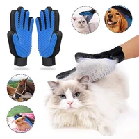 cat glove cat grooming glove pet brush glove for cat dog hair remove brush dog deshedding cleaning combs massage gloves