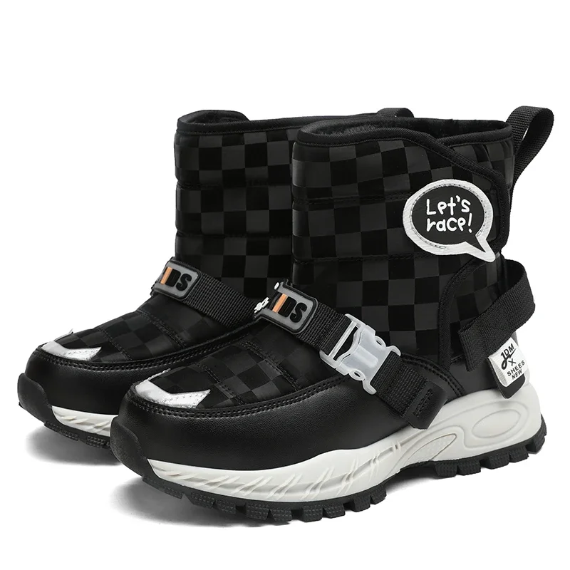 Детские зимние сапоги для девочек зимняя обувь От 5 до лет малышей теплая FUR