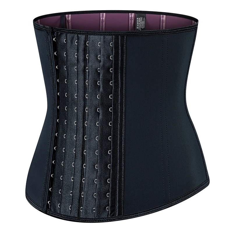 Waist Trainer Cincher Latex Corset Sauna Sweat Waist Fajas Colombianas Post Surgery Belly Shaping Underbust Women Body Shaper
