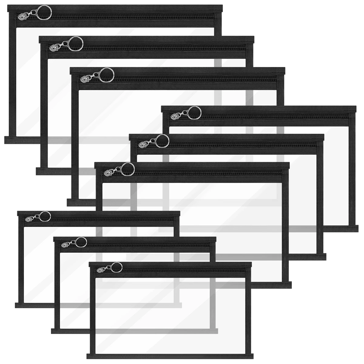 

9 шт., водонепроницаемые Прозрачные органайзеры из ПВХ