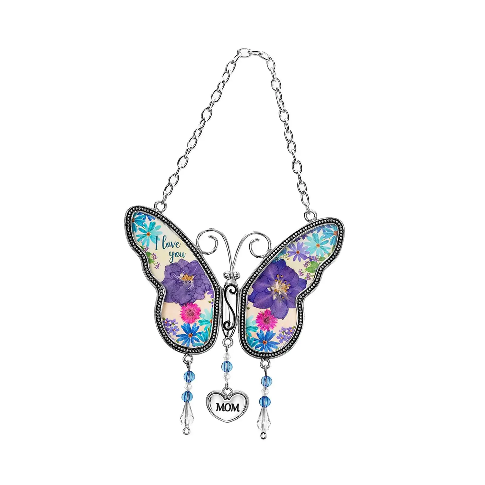 Подвеска-бабочка с подвеской украшение на день матери подарок для крыльца