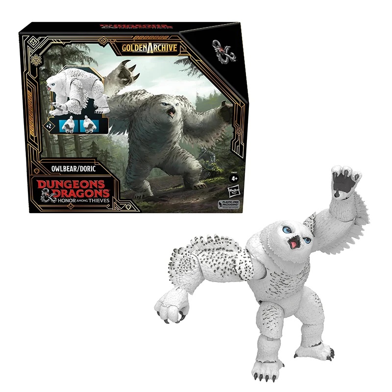 

[В наличии] Хасбро Подземелья и Драконы, золотые архивы, Owlbear, дорическая экшн-фигурка, игрушка, 9 дюймов