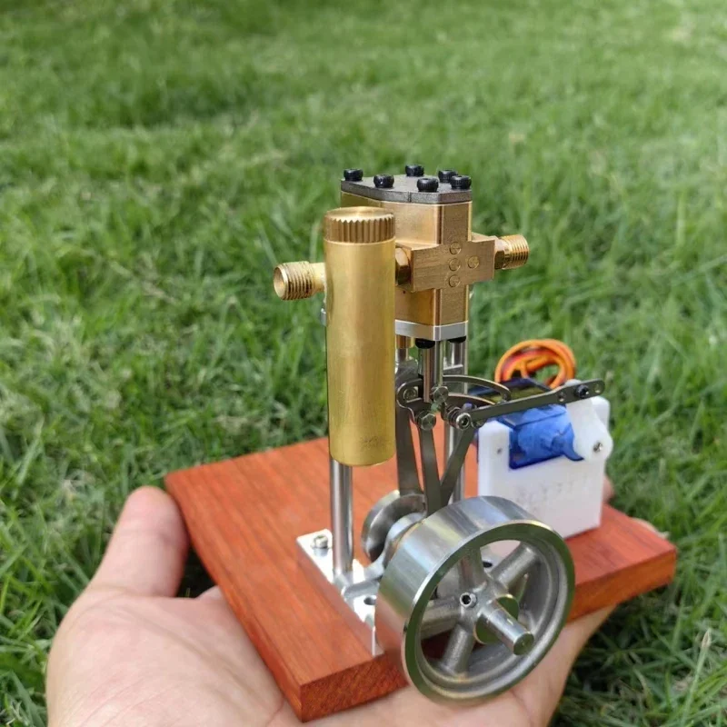 V1313 DIY одноцилиндровый паровой двигатель возвратно-поступательный вертикальный