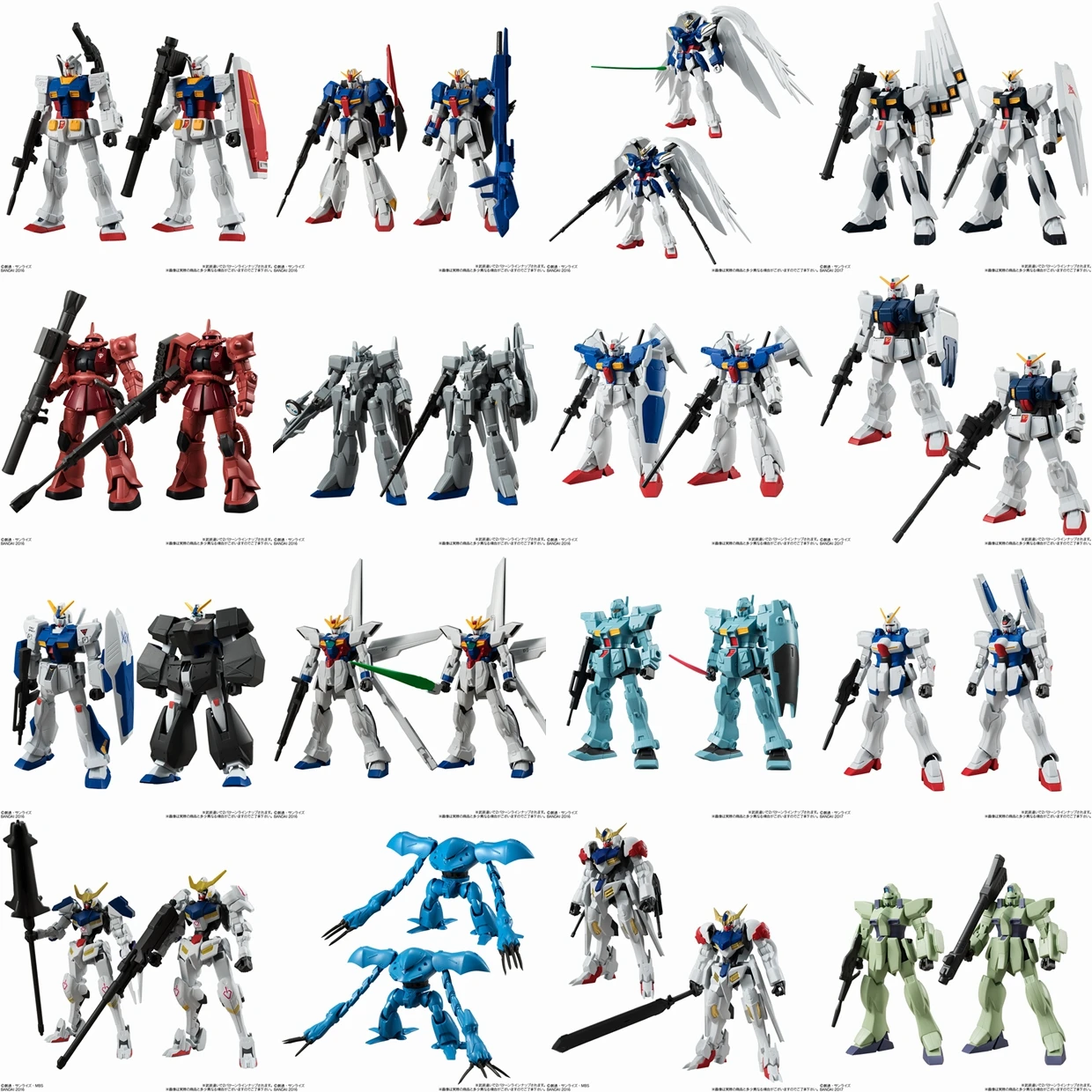 

Genuine Bandai BANDAI Box Egg Gundam UN2 Zero Flying Wing Z Cow V Land Battle Tos NT1 Jim Kesi Finished Product