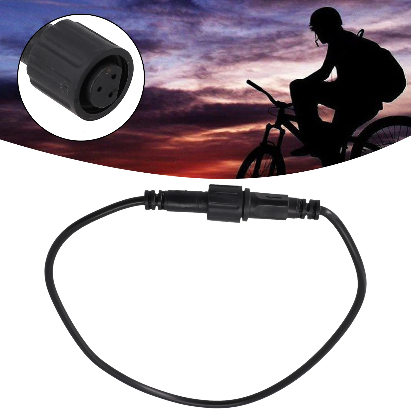 

Ebike Speed Sensor Extension Cable 30cm/100cm/180cm For BAFANG MidDrive Motor Rubber+Metal Electric Bike Accessories