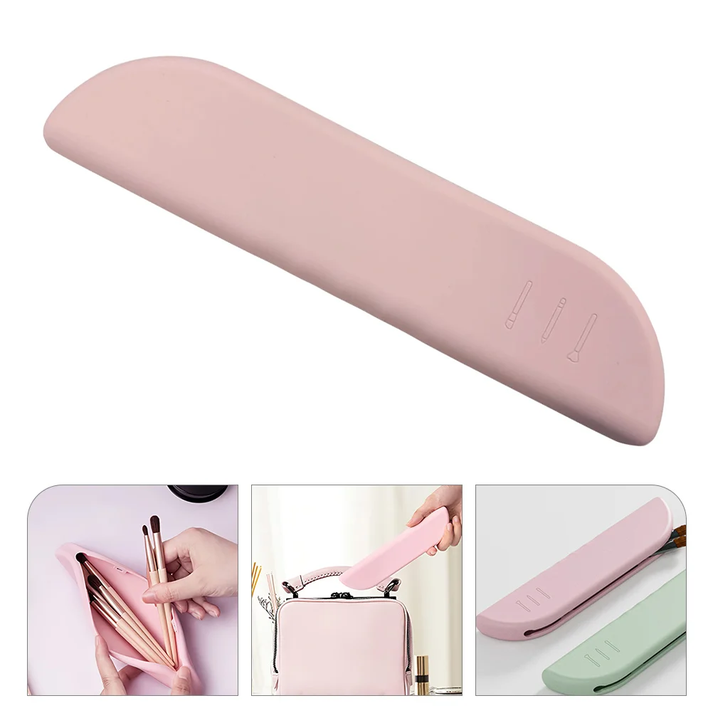 

Portable Compact Makeup Brush Container Brushes Holder Brushes Case Makeup Brush Case