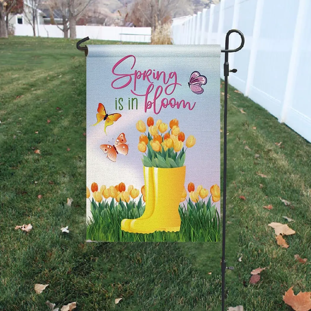 Добро пожаловать пять Mayo Весенний сад флаг кактус гном гитара сомбреро