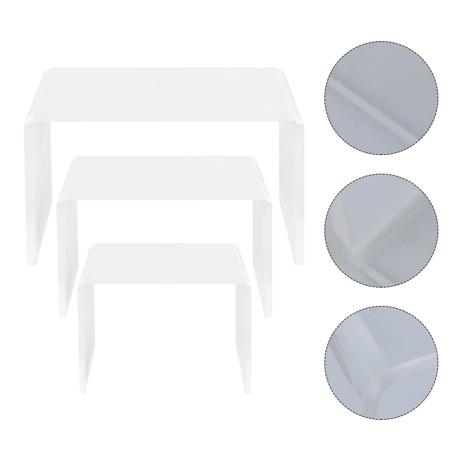 

Display Shelf Holder Storage Store Quadratisches Durchsichtiges Transparentes Lagerregal Gezeigt Regal Jewelry Acrylic