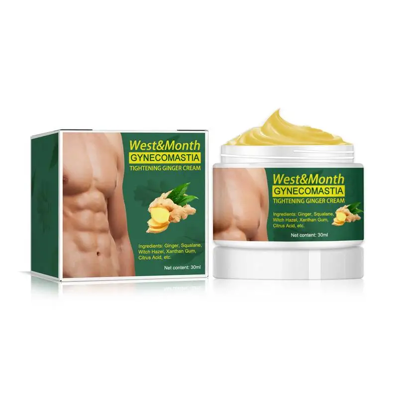 

Gynecomastia Tightening Ginger Cream Effectively Shrinks Men Chest Tightening Ginger Cream 30ml Chest Ginger Fat Burning