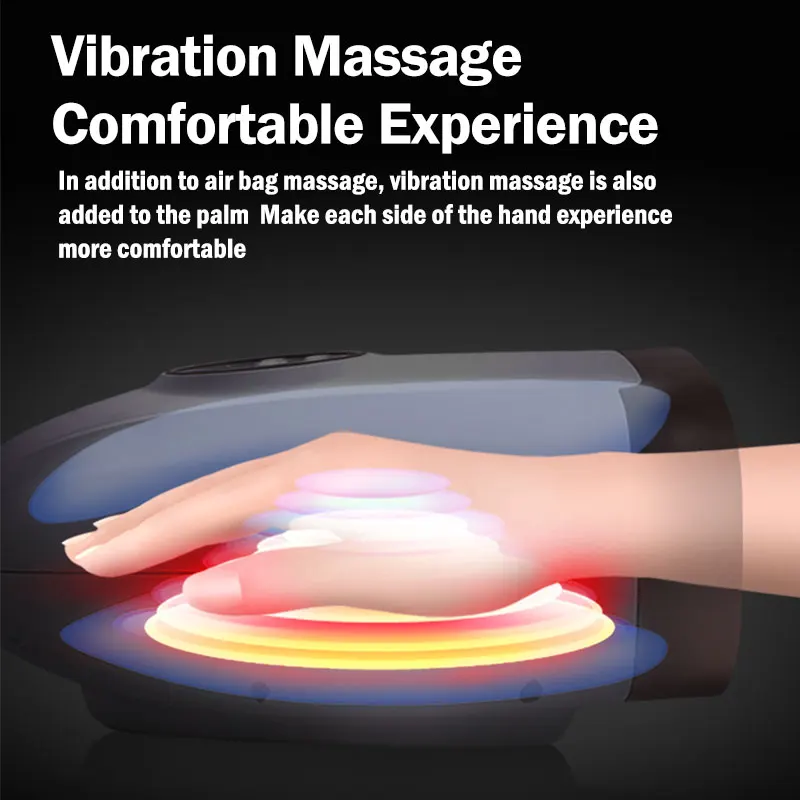 Беспроводной электрический массажер для рук сжатие воздуха горячий компресс