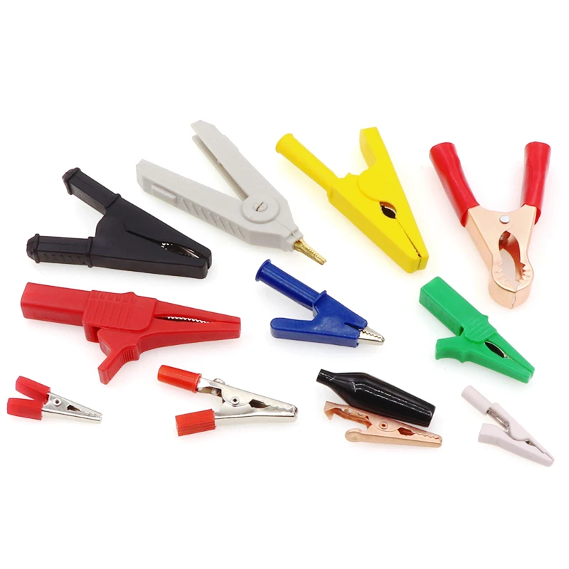 Зажим типа крокодил металлический зажим 55 мм 85 для вилки банан 4 с датчиком 10 А 30