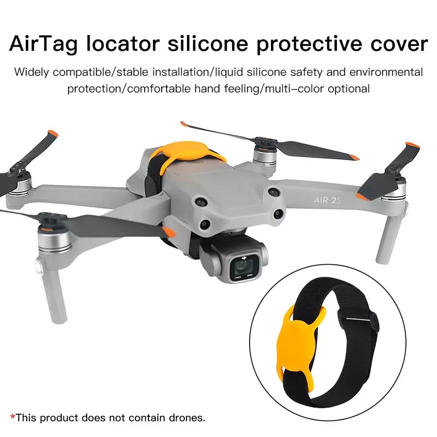 

Drone Secure Holder with Strap for Apple Airtag Case Protective Cover Bumper Tracker Accessories Anti-scratch Air tag case