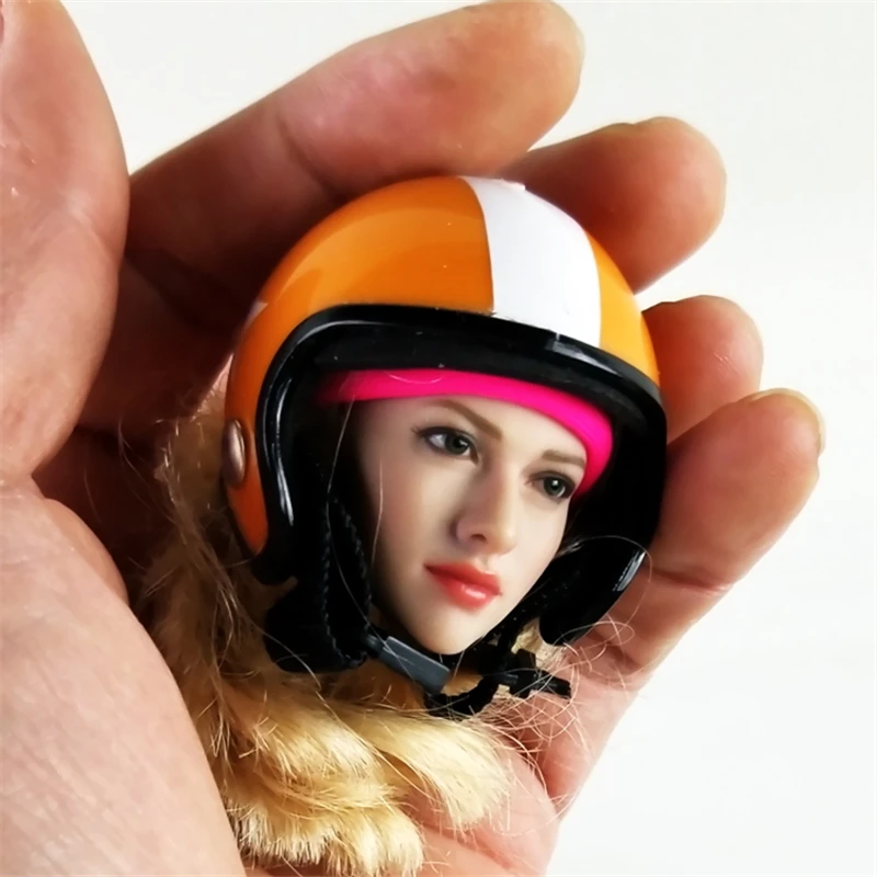 

1:6 1/6 Scale Mini Motorcycle Helmet Plastic Simulation Model for 12 Inch Action Figure Body Doll Accessories In Stock