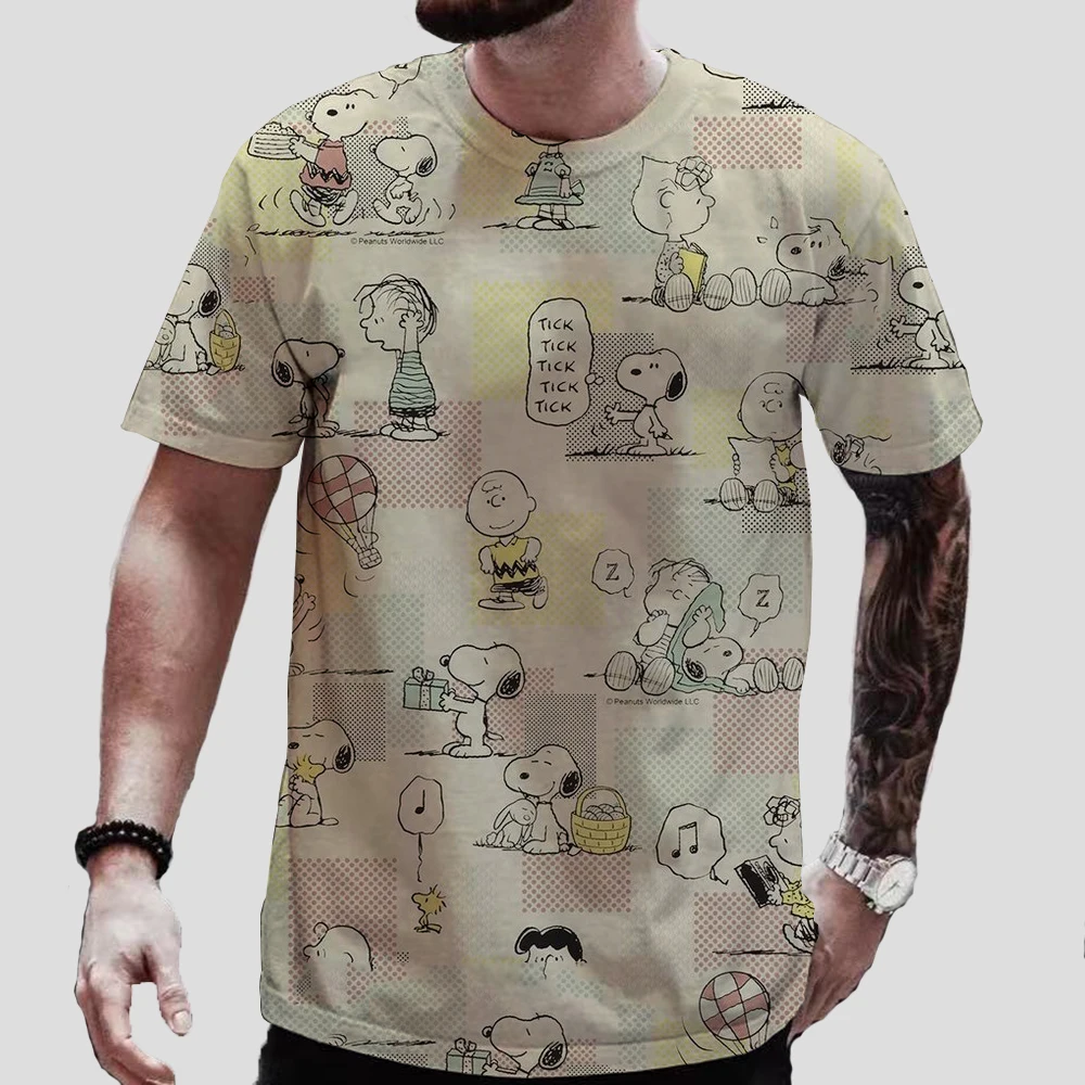 Спортивная женская футболка Snoopy с коротким рукавом