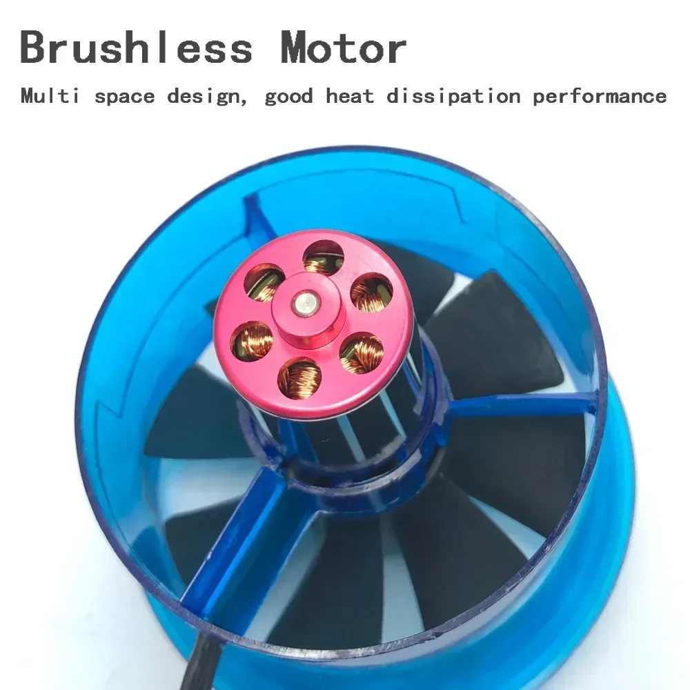 Система канальных вентиляторов 64 мм питание EDF 5250 кВ 4300 для форсунок самолетов