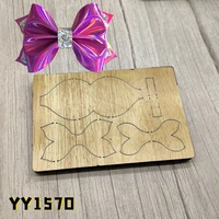 lace bow hairpin die cutting wooden mold is suitable for most machinesyy 1570 dies scrapbooking