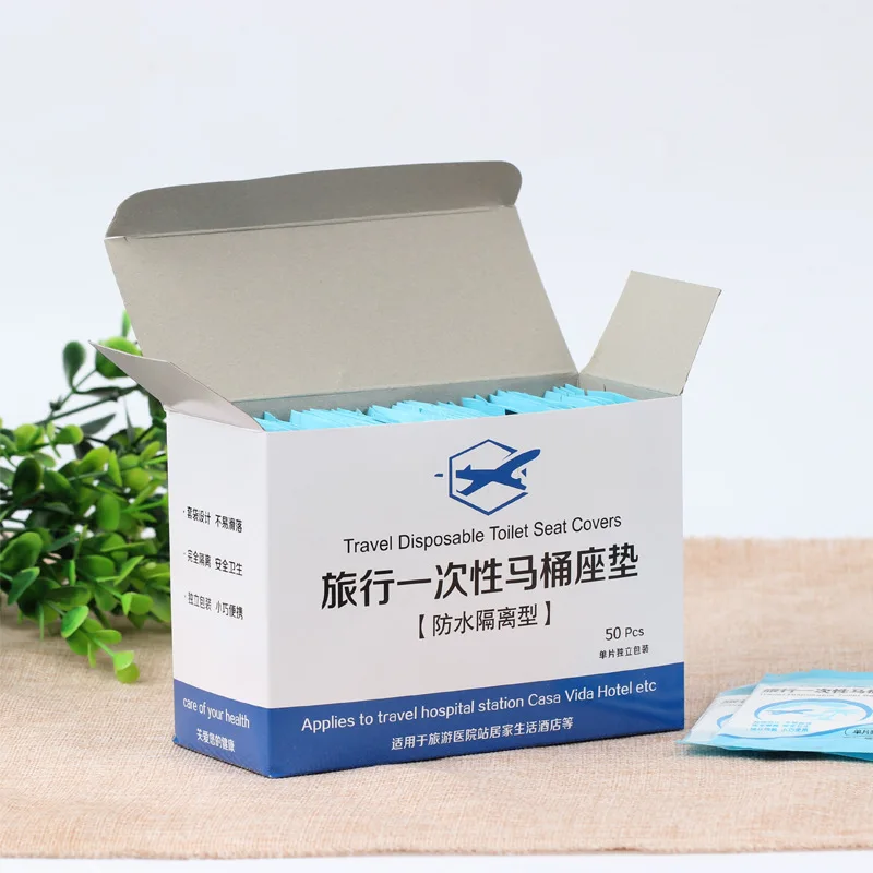 

50 шт., водонепроницаемый коврик для унитаза