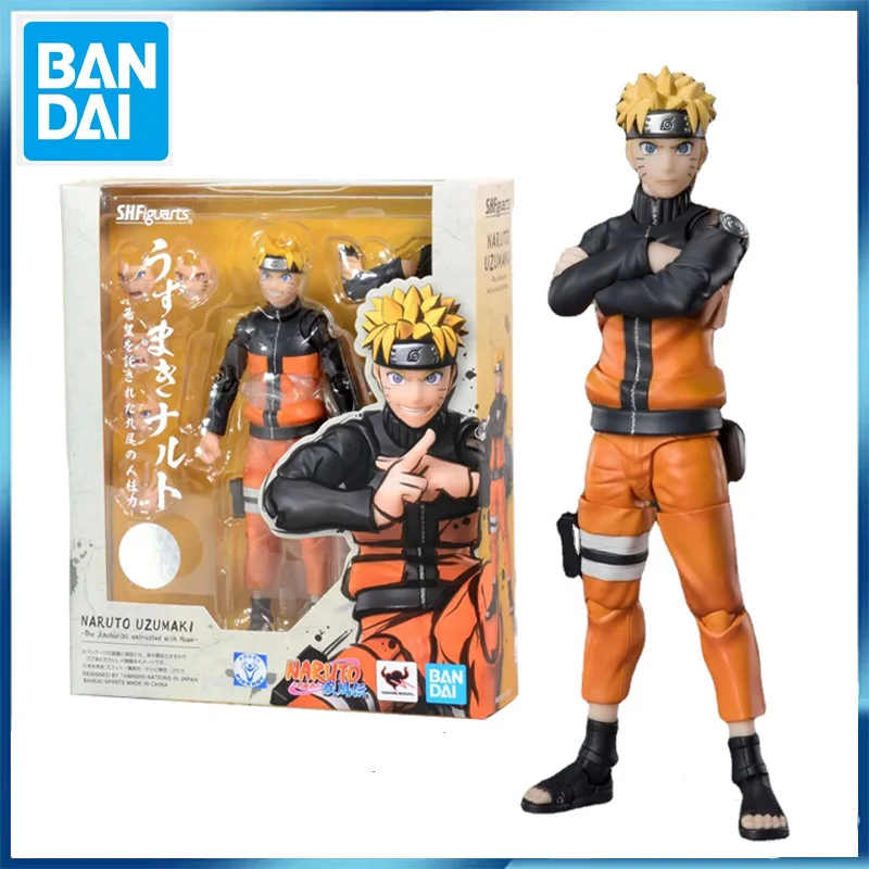 

Фигурки героев аниме Bandai подлинные удзумаки Наруто SHF фигурки, Коллекционная модель с орнаментом, активный шарнир, детская игрушка в подаро...