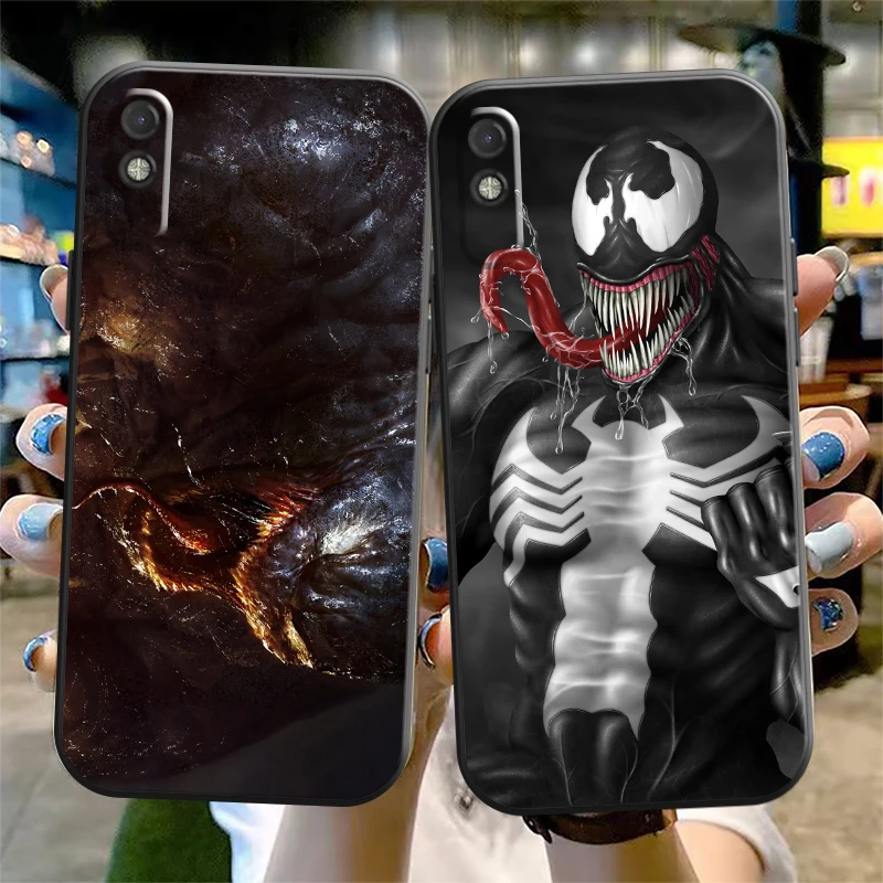 

Marvel Venom Phone Case For Xiaomi Redmi 7 7A 8 8A 8T 9 9T 9A 9C Note 7 8 9 9S Back Funda Carcasa Soft Silicone Cover