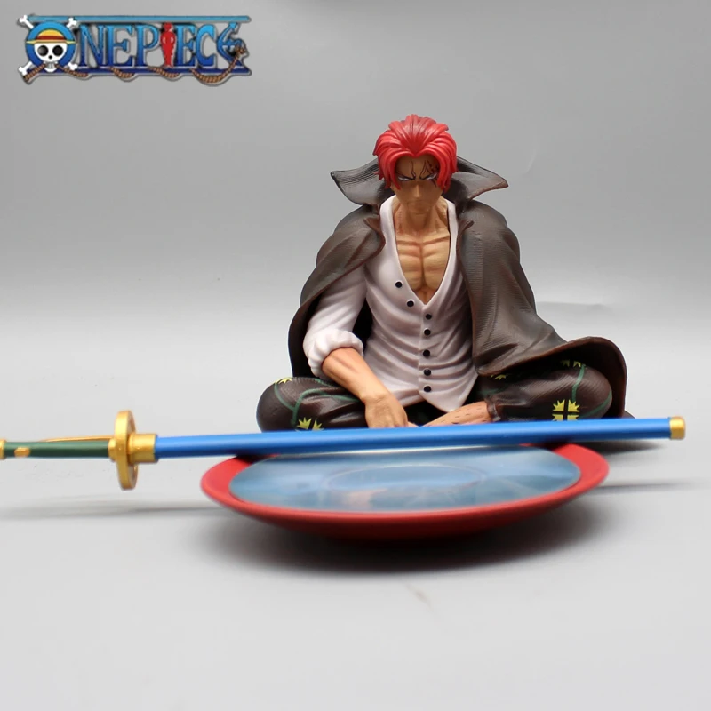 

11.5cm One Piece Shanks Anime Figure Four Emperors Red Hair Shanks Figurine Pvc Statue Model Doll Collectible Room Kid Toy Gifts