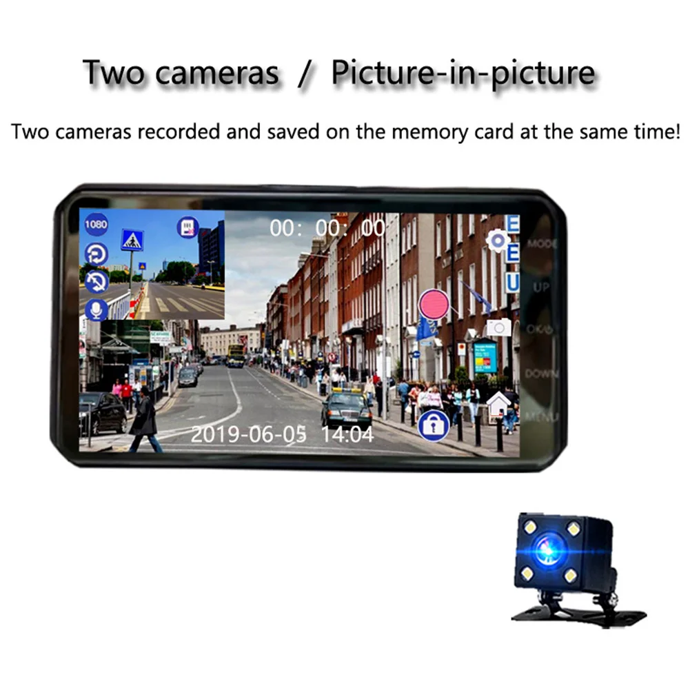 Dual Recording Car Digital Video Recorder High-definition Night Vision Automotive Accessories