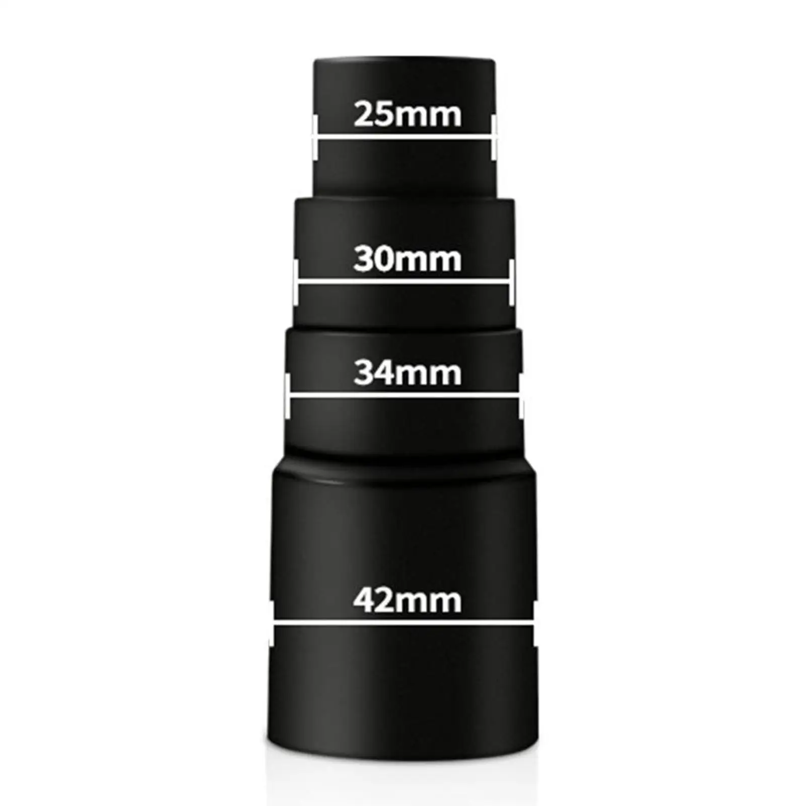 2x Universal Vacuum Hose Adapter for Common Workshop Vac Hose Accessories Four-layer Adapter of 25mm 30mm 34mm 42mm