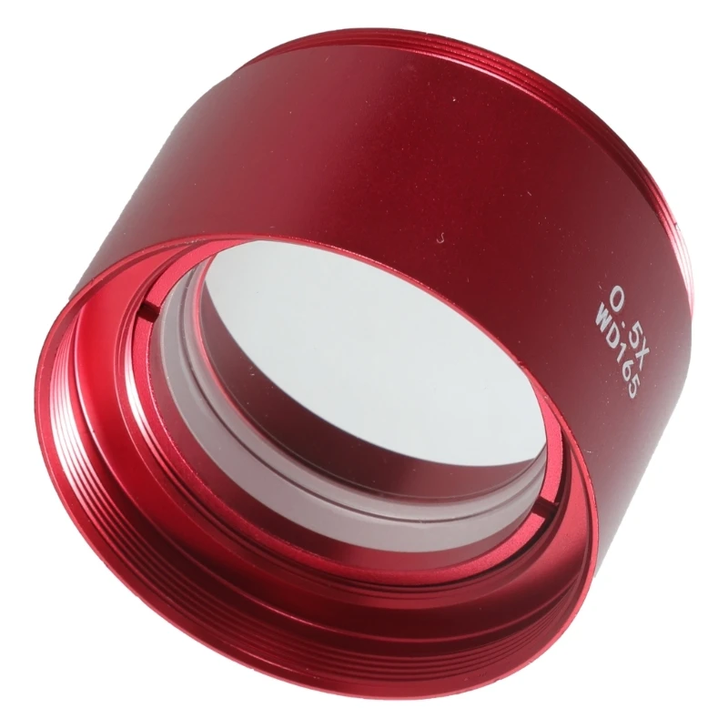 1185 Алюминиевый вспомогательный объектив Барлоу 0 5/0 7 Объектив камеры микроскопа