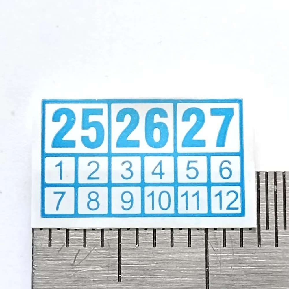 190 шт., 13x8 мм, гарантия, недействительная наклейка, год 25, 26, 27 месяцев, ремонт, расширение даты, удаление, защита для штампов, этикетка с защитной печатью