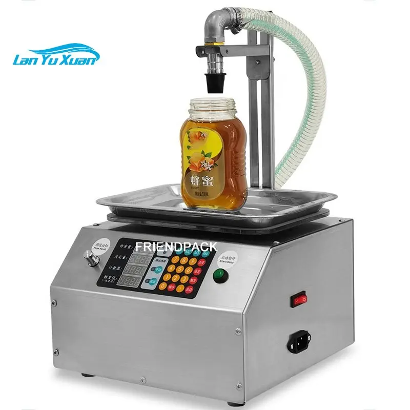 

UPK-L15 Weighing Filling Machine Honey Sesame Paste Edible Oil Glue Viscous Liquid Automatic Filling Machine