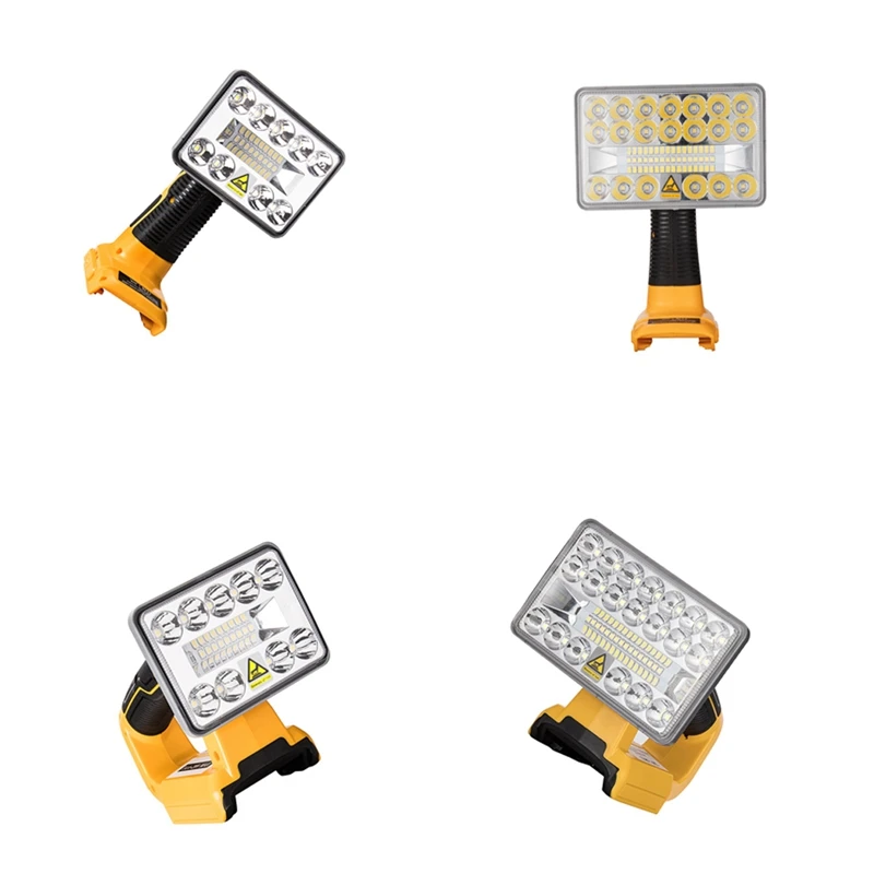 

Tool Light Indoor Outdoor Light LED Light Work Light For DEWALT 14.4V/18V Lithium Battery DCB201 DCB200