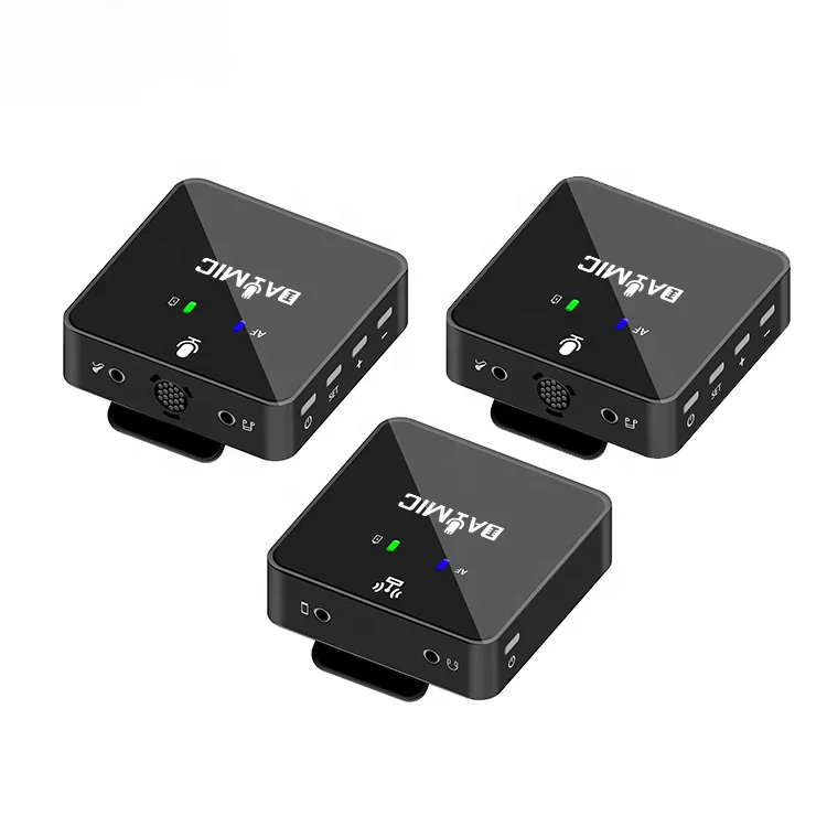 Беспроводной мини-микрофон для камеры DAYMIC Youtube UHF 2CH