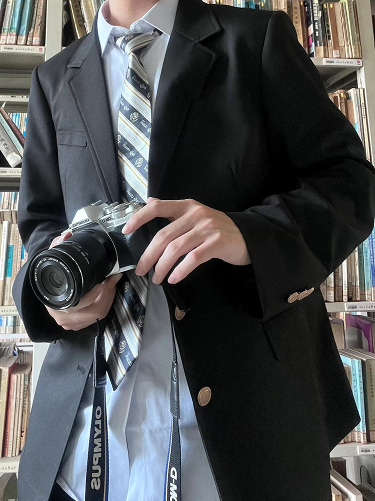 YF154 японский мужской пиджак черный JKDK униформа Православная осенне-зимняя