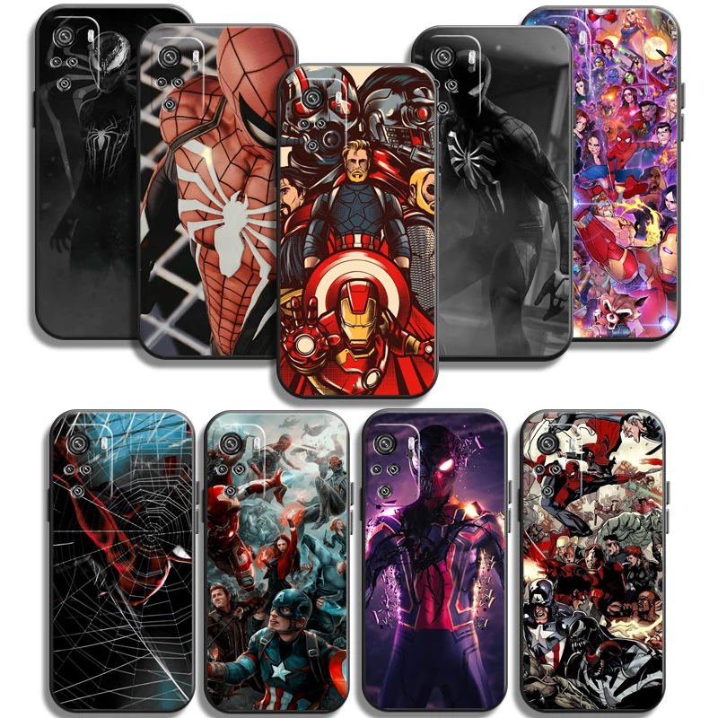 

Marvel Iron Man Phone Cases For Xiaomi Redmi Redmi 7 7A Note 8 Pro 8T 8 2021 8 7 7 Pro 8 8A 8 Pro Cases Soft TPU Funda