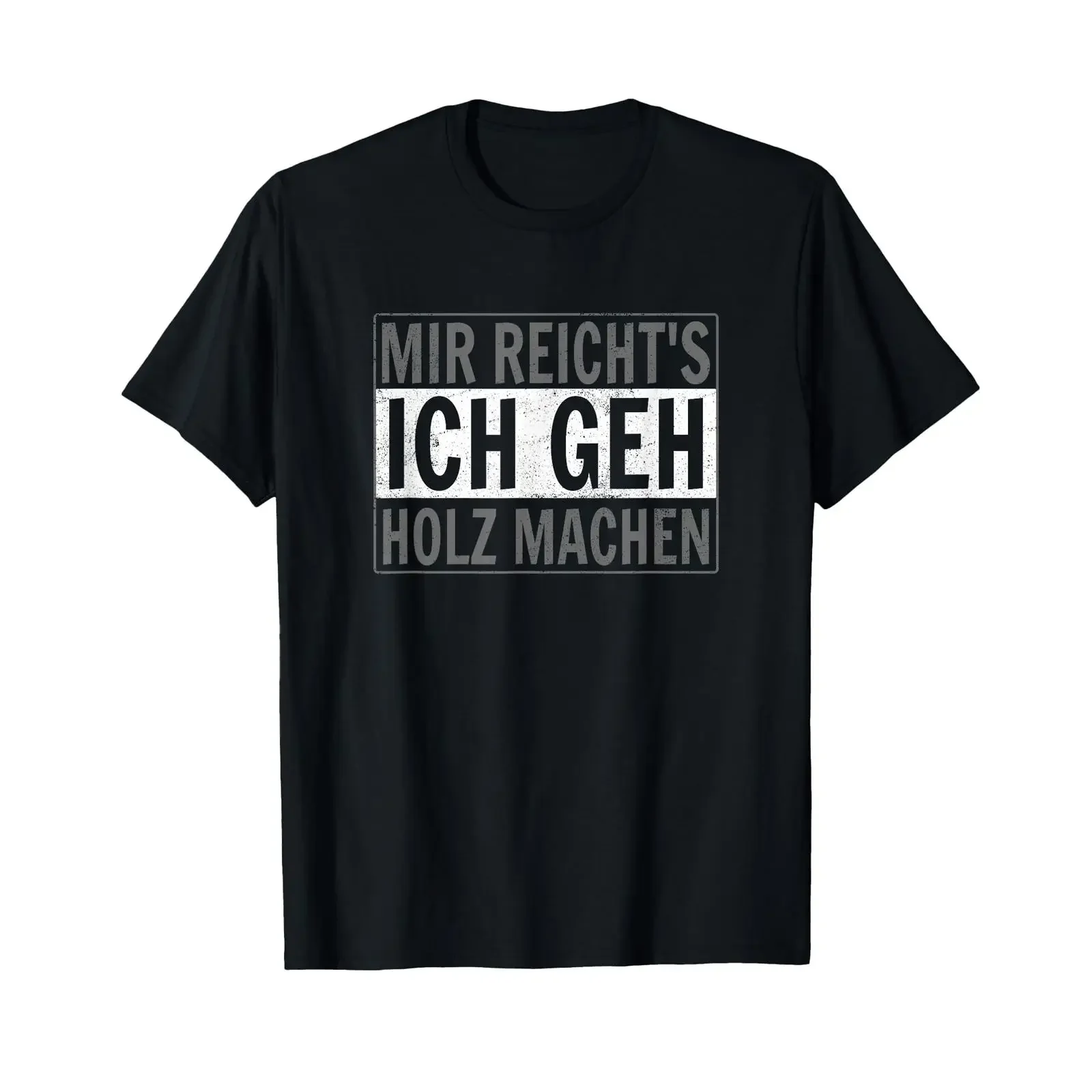 Фото Футболка Mir reichts ich geh Holz machen carpenter craftsman, винтажная, с эффектом потертости, с графическим дизайном, мягкая, стильная, дышащая. №1
