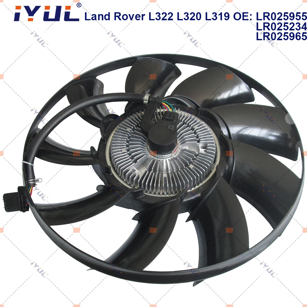 

IYUL Suitable for Land Rover Range Rover Evoque L322 L320 L319 clutch fans assembly cooling fan water tank cooling fan LR025955