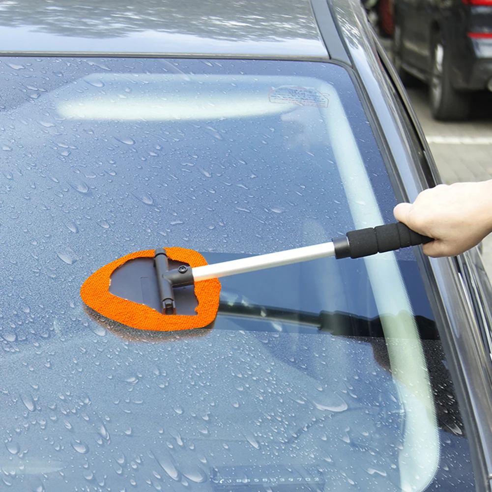 

Rotary Car Windshield Window Cleaner Brush Anti-fog Defogging Telescopic Scraper Wiper Glass Cleaning Wiper Wash Tool