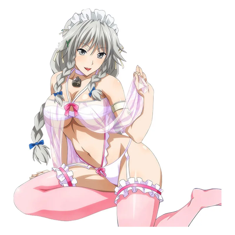 

Sexy Girl Car Stickers High School Anime Car Window Decal Sticker Rear Bumper Trunk Laptop Rear Car Styling Decor PVC13x13cm