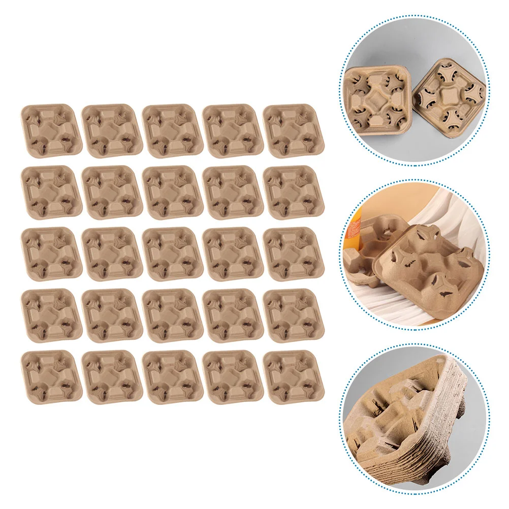 

Cup Tray Carrier Holder Drink Takeout Packing Delivery Coffee Beverage K Multi Hole Beach Tea Fixing Restaurant Go Carriers