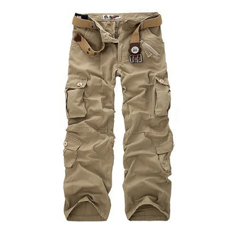 

Factory Direct Sales Europe and America Hot Selling Multi-pocket Outdoor Camouflage Pants Cotton Overalls Long Pants Plus Size