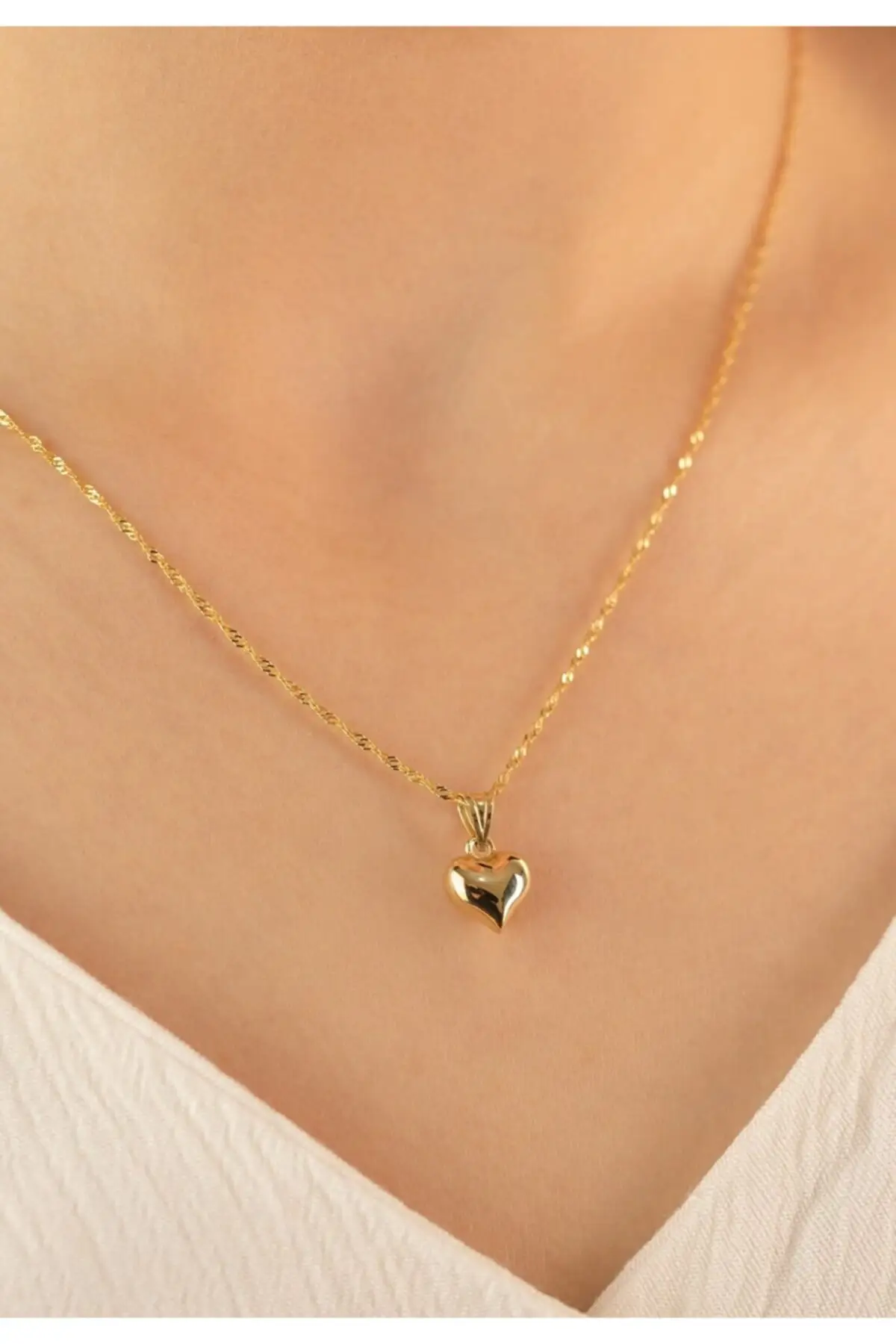 

Women silver gold plated singapore chain pendant jewelry & jewelry accessory
