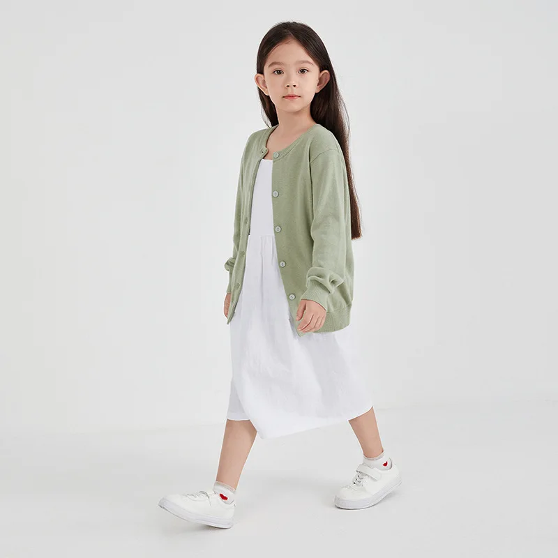 

Детская эксклюзивная одежда, одежда принцессы, модные зимние свитера для девочек, плотный однотонный Детский кардиган, пальто