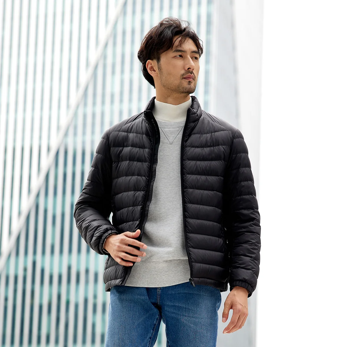 TANBOER Winter Lightweight Packable Men's Duck Down Puffer Jackets TF216201