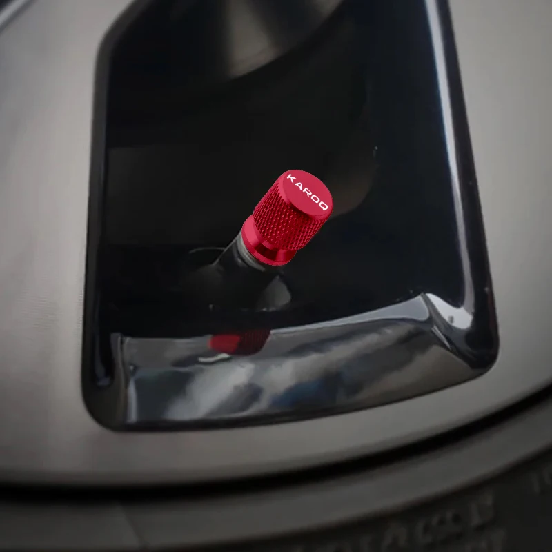 4 шт. колпачки на ниппели автомобильных шин Skoda Karoq Badge VRS Sport Line