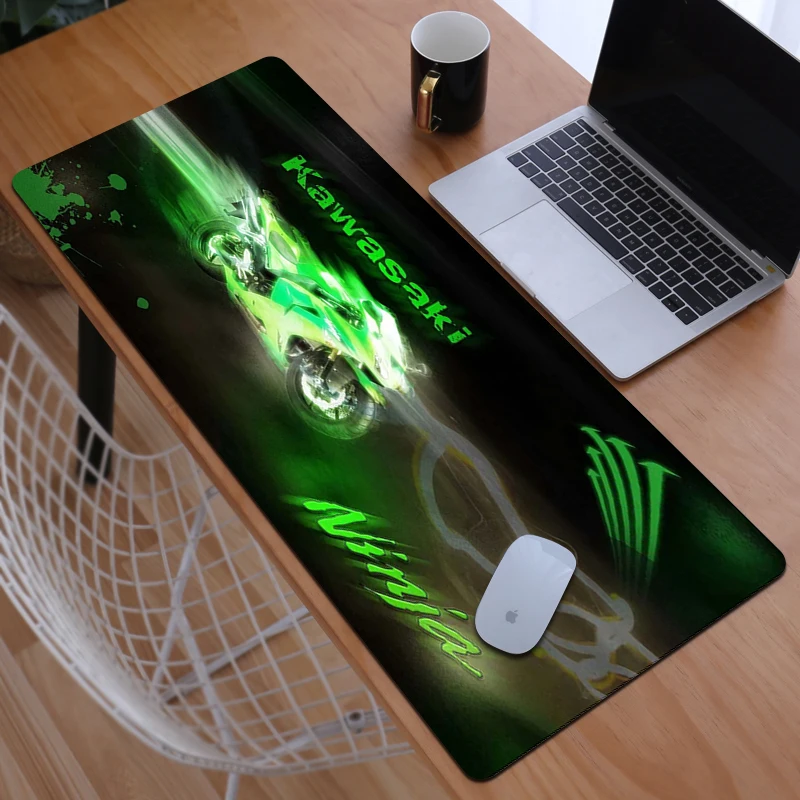 Pc Cabinet Games Kawasaki Mouse Carpet Mause Pad Gaming Accessories Desk Mat Mousepad Anime Computer Desks Gamer Keyboard Mats