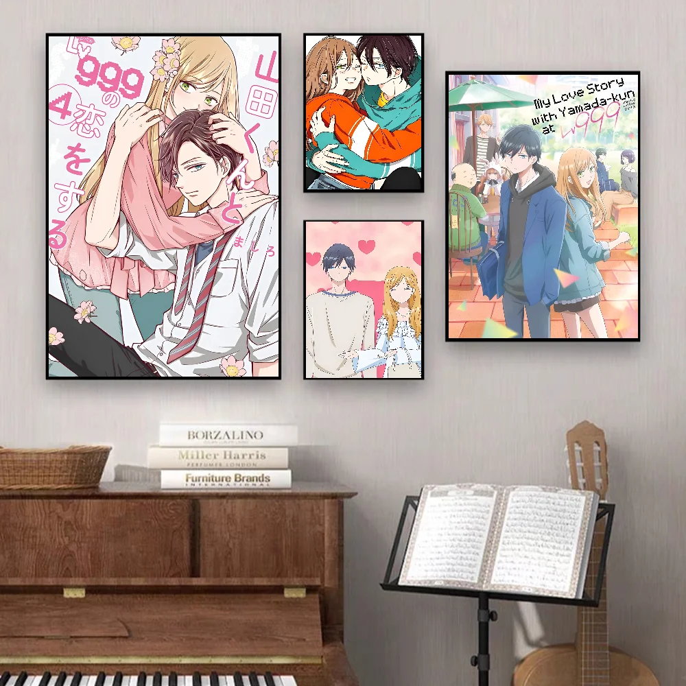 Lv999 белая бумага плакат наклейка на стену кофейный дом плакаты наклейки