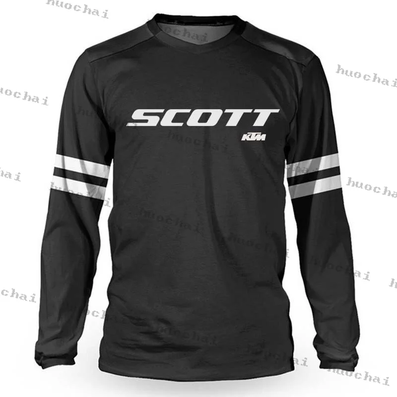 

2022maillot scott ktm DH camisa motocross mtb bike camiseta mtb enduro bmx breathable quick dry sweatshirt 100% polyester