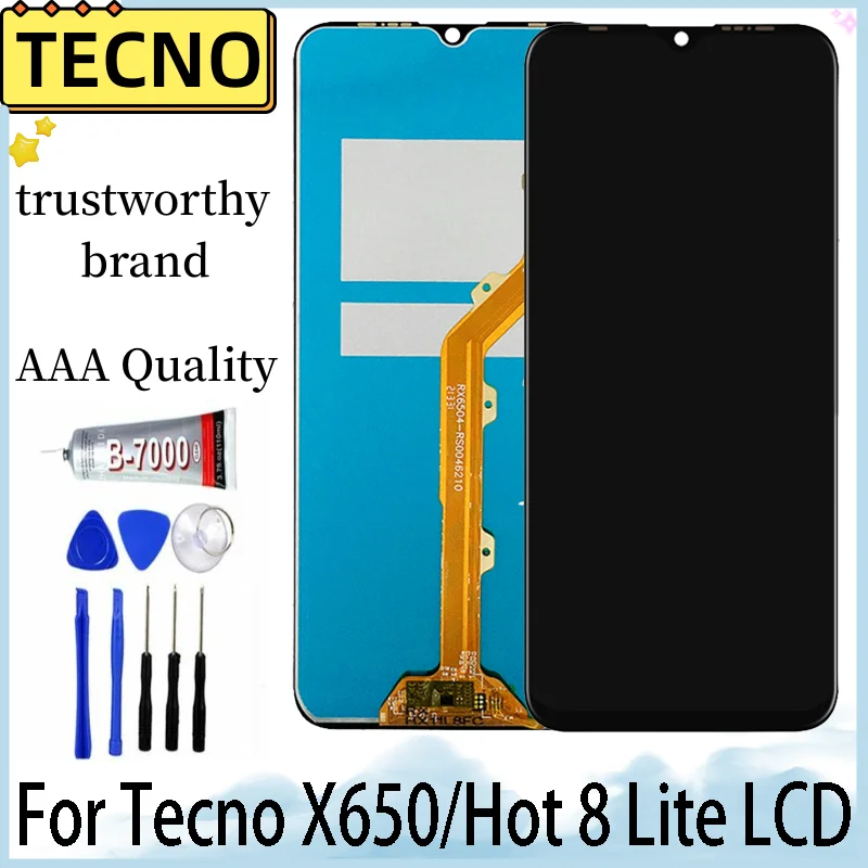 Оригинальный ЖК-дисплей для Infinix Hot 8 X650, запасная деталь для Infinix Hot 8 Lite X650C LCD