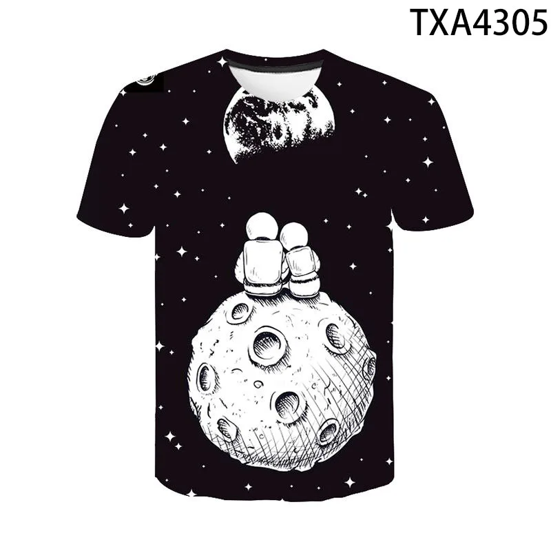 

Крутая забавная 3D футболка с изображением Вселенной, планеты, космоса, астронавта, космоса, для мужчин и женщин, детей, с принтом Луны, звезд, ...