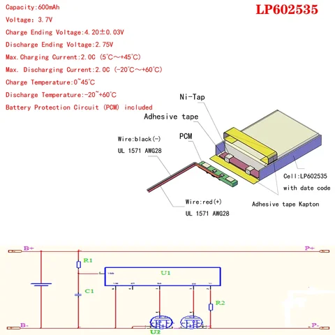 Полимерная литиевая батарея 3,7 V 602535 062535 MAH MP3 MP4 GPS аккумуляторные батареи