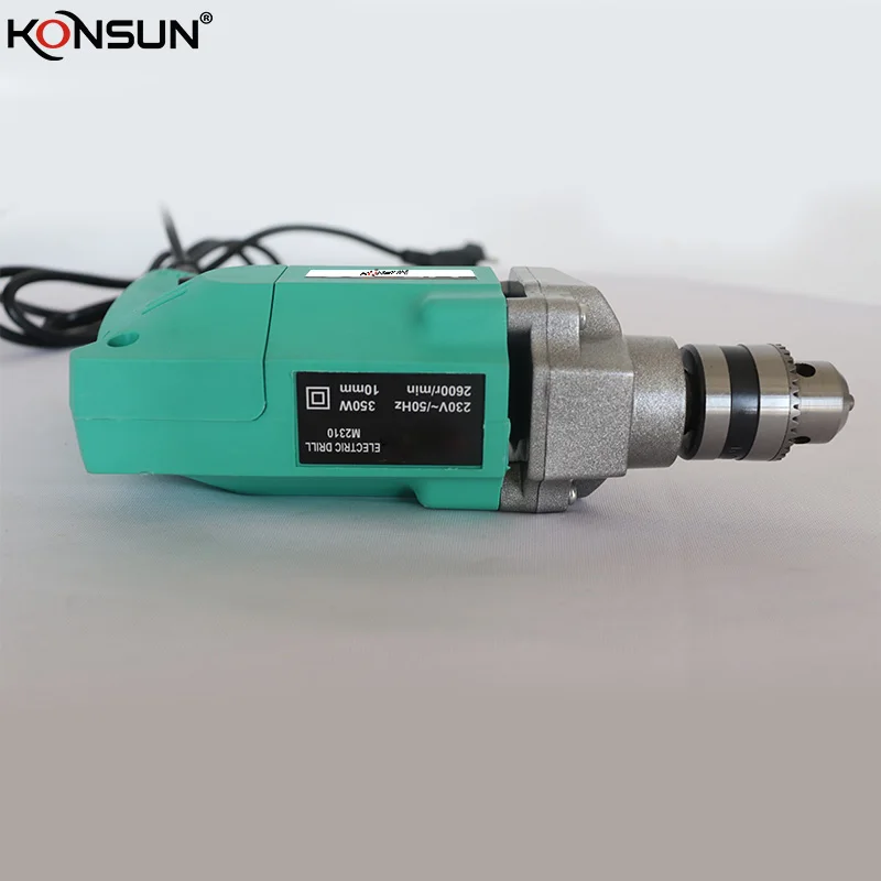 KONSUN 81201 горячая Распродажа OEM DIY 400 Вт 10 мм электрическая ручная дрель
